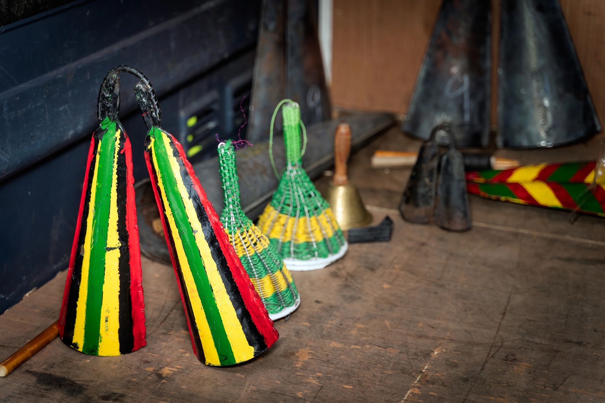 Traditional African instruments symbolizing cultural heritage