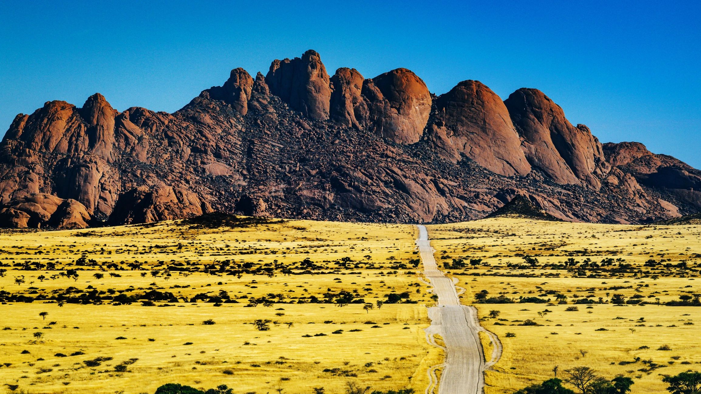 Desert landscape evoking the environmental breadth of Africa